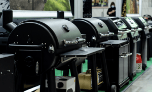 판매용 그릴 전시 